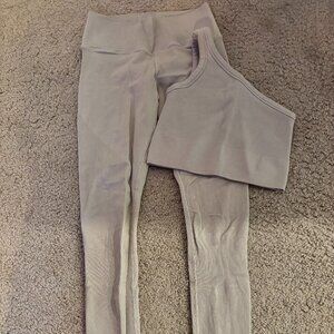 Avocado Onita One Shoulder Sports Bra and Matching Leggings